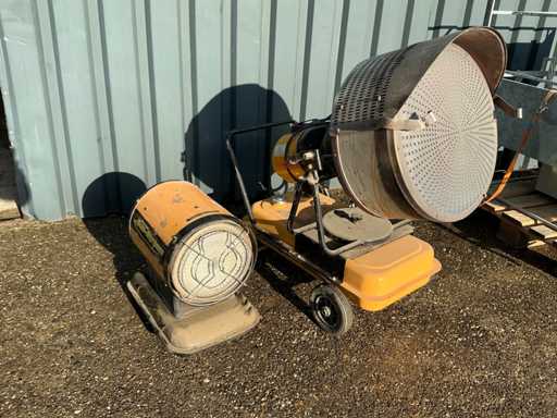 Sun Stream and Val6 Infrared diesel-fired heaters