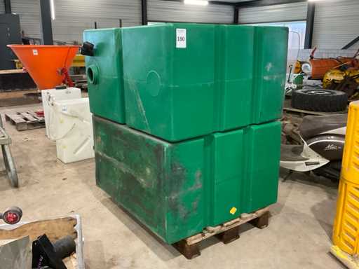 Serbatoio di plastica per liquidi (2x)