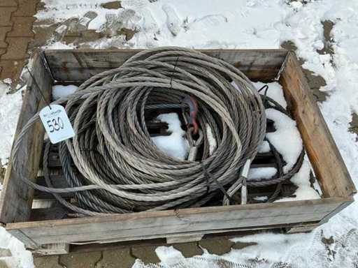 Steel cable (2x)