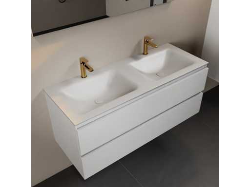 Dulap de baie alb dublu 120cm