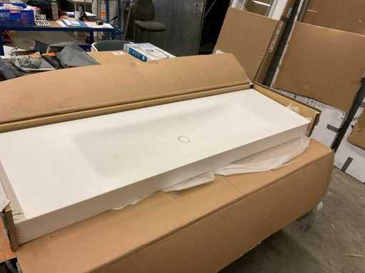 Wastafelblad Solid Surface 174x51 cm