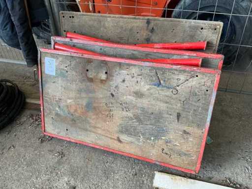 Table de travail pliante (3x)