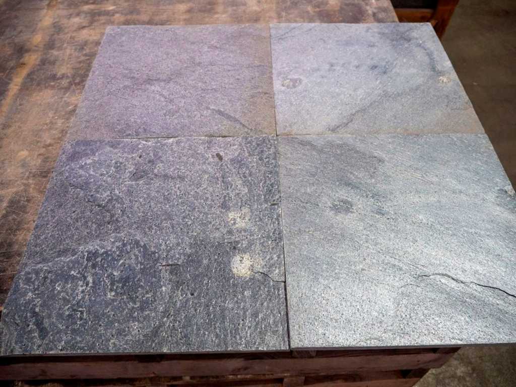 Piastrelle in pietra naturale 25m²