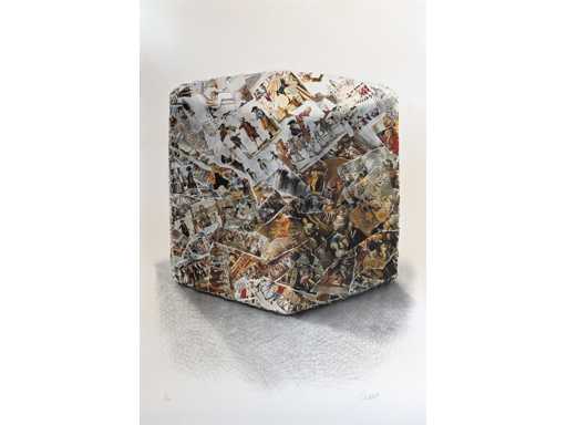 CÉSAR (1921-1998) - Compression Portrait