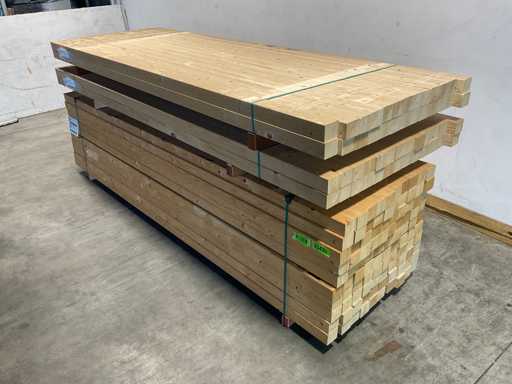 Vuren metselprofiel onbehandeld 295x7,6x6,6 cm (50x)