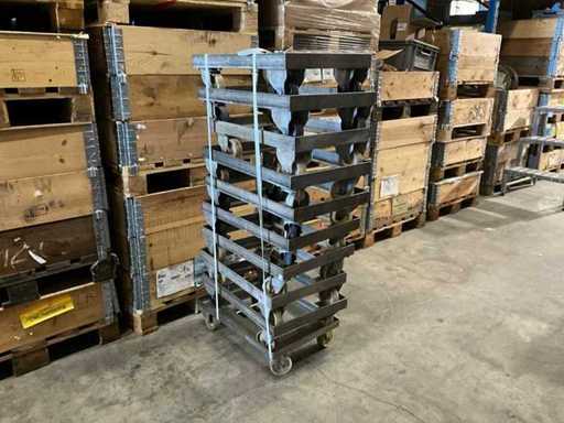 Gegalvaniseerde transportwagens (x10)