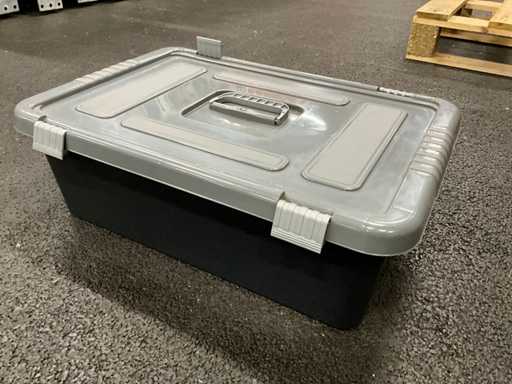 Série de bacs de rangement en plastique