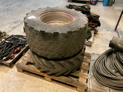 Diverse band met velg (2x)