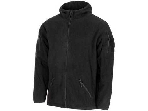 Fleecejas, zwart, zo goed als nieuw (MR) (2x)