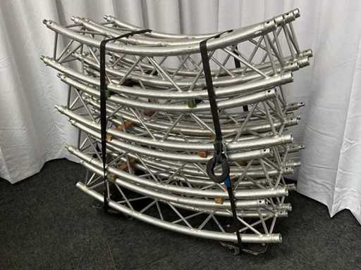 Protruss S30 square silver Circle Truss (8x)