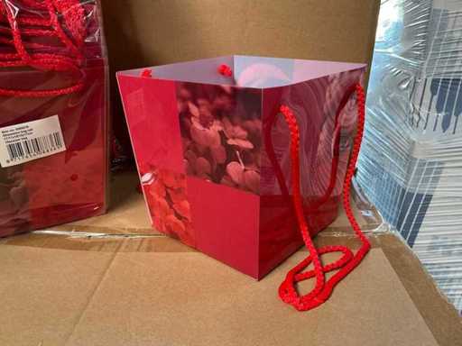 Lot de pungi Obsession roșii 17/17x15/15x17cm (2040x)