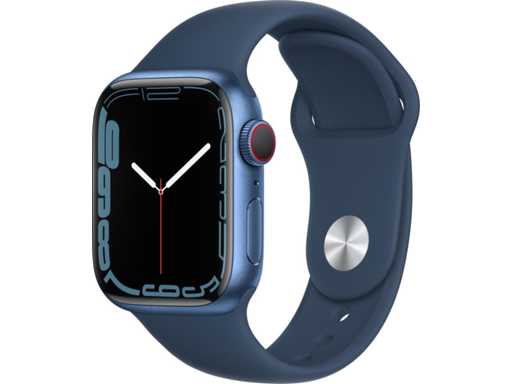 Apple - Series 7 - GPS+ Blaues Aluminium Smartwatch