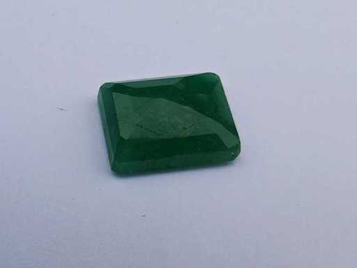 Smaragdgroene Rechthoekige Vorm-Natuurlijk Groen Gewonnen -5,15 Cts