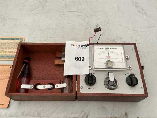 Retro Olie Testapparaat + Certificaat