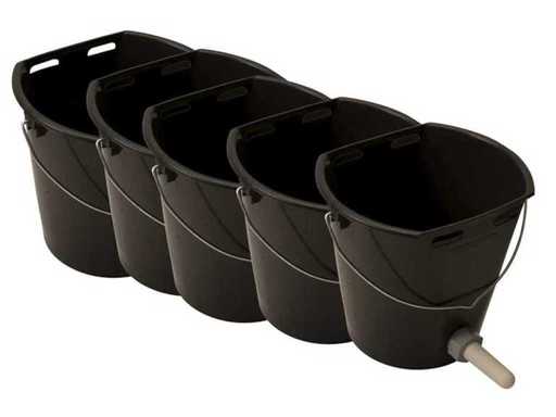 9 Ltr Drinking buckets (Set of 5) (50x)