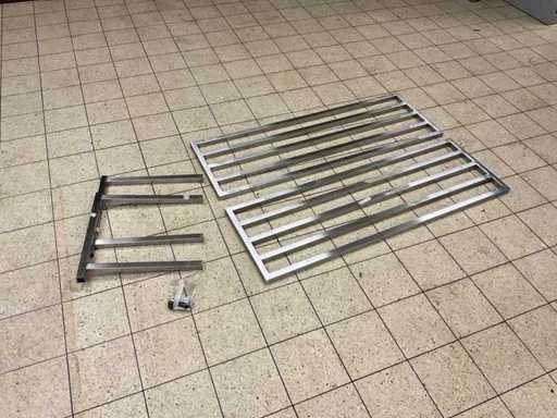 Grille double en acier inoxydable Saro