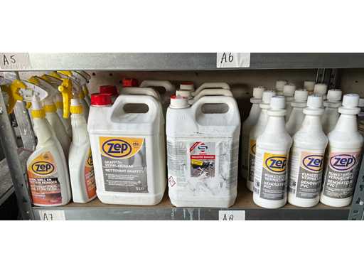 Super en Zep Mix kavel diverse Schoonmaakmiddelen