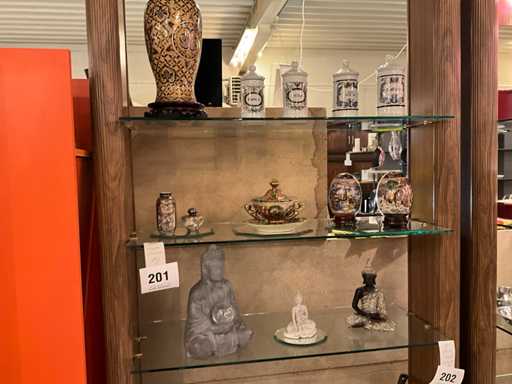 broccante apotheekpotten, chinees porselein en diverse decoratie