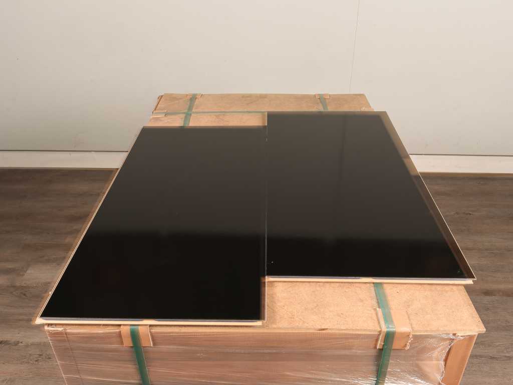 36 m2 tile high gloss laminate - 810 x 400 x 8 mm