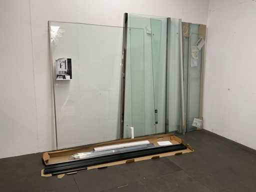 Batch shower enclosures, accessories and accessories
