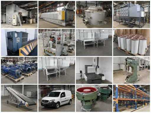 Powder coating plant, industrial furnaces, conveyor technology & operating equipment