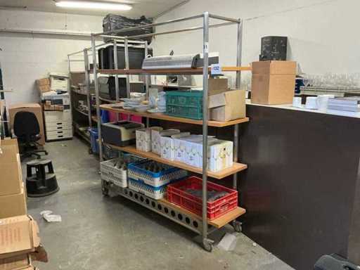 Rack de niveau métallique (4x)