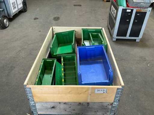 Mélange de contenants de stockage de différentes tailles