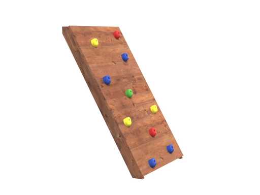 Houten klimwanden (2x)