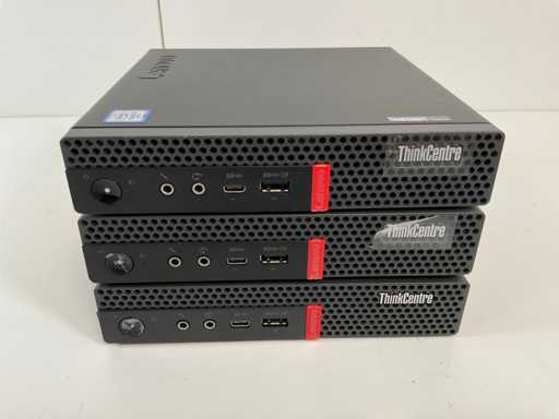Lenovo ThinkCentre M920q, Core(TM) i5 9th Gen, 8 GB RAM, 128 GB NVMe Mini Desktops (3x)