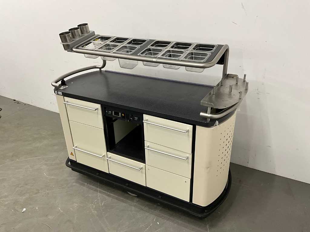 Mobitech - 7.190 Upgrade - Servierwagen für gekühlte Mahlzeiten