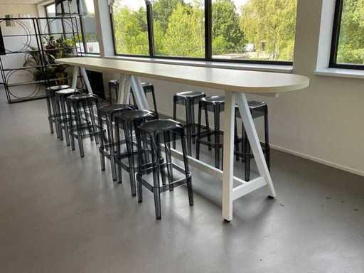 Pedralli barkrukken met bartafel