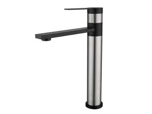 2x Klea - High - Design - Blender do umywalki, kran High Stainless Steel-Matte black