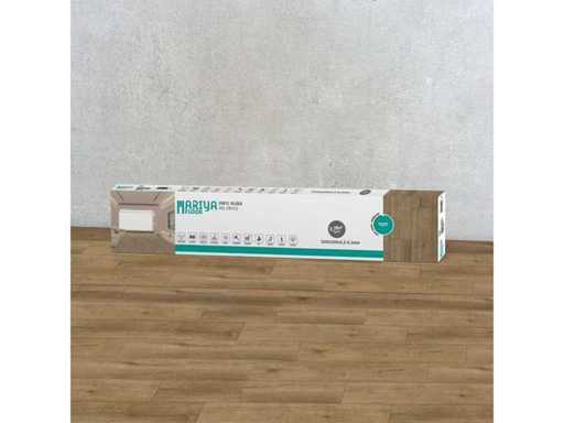 ARIYA - PVC - PVC CLICK LAMINATE - PVC LAMINATE 22x122cm 4.8mm with Insulation Per 27.8m2 COGNAC OAK
