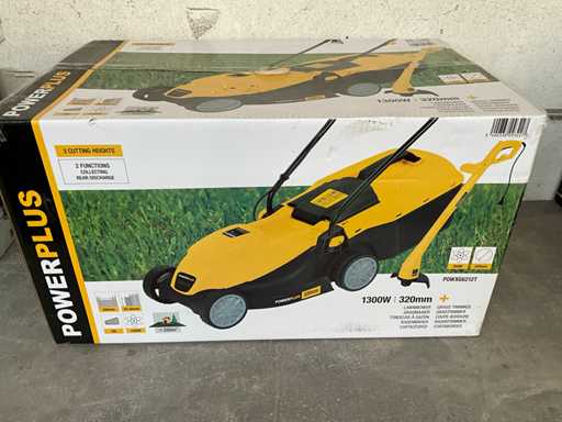 Power Plus POWXG6212T tondeuse 1300 watts 320 mm + tondeuse à gazon 250 watts 220 mm
