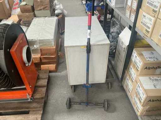 Two-wheeled transport trolley