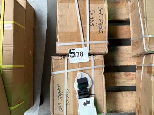 Party Barn by wheels and door stoppers