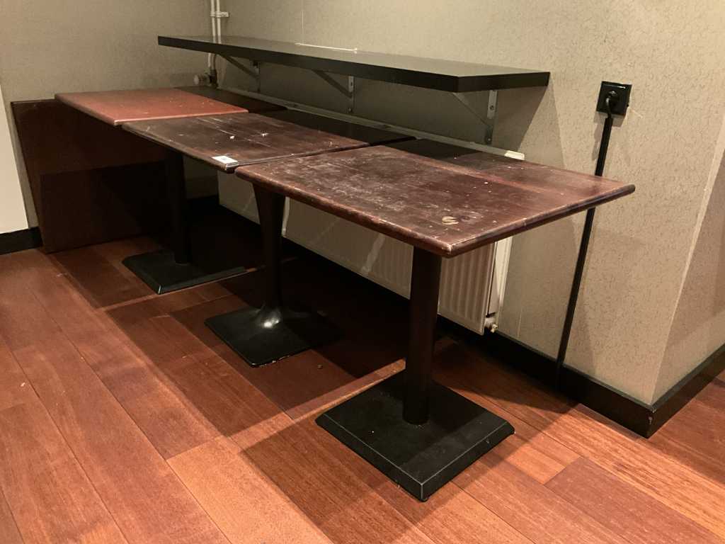Table de salle à manger en bois (3x)