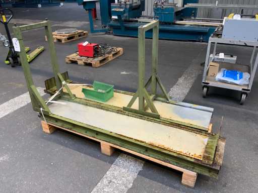 Afkortcirkelzaagmachine rollenbaan