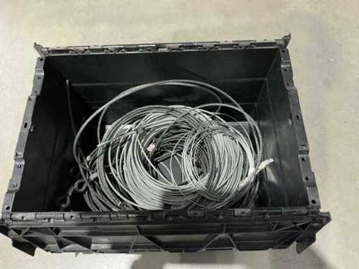 Lotto di cavi in acciaio