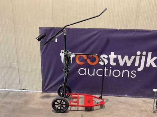 Flex GM340 Mobiele werkplaats t.b.v. Giraffe schuurmachine