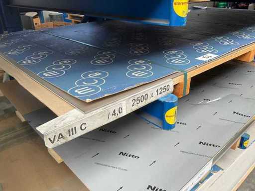 Konvolut Stahl Blech V2A III C 4,50 qm