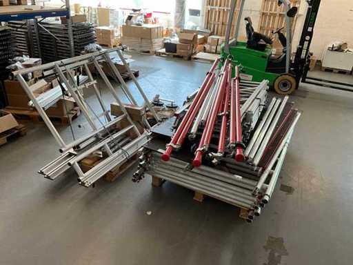 Würth Toren Protect 180/60 / Materiaallift Solar 6,2m Torensteiger met Materiaallift