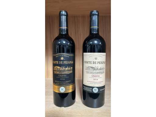 2015 - Graaf van Peignac - Graves - Rode wijn (60x)