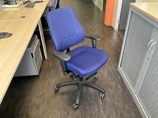 Bureaustoel (blauw) (4x)