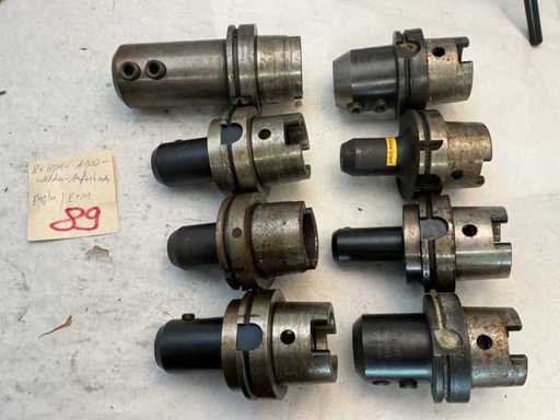 Wohlhaupter, assortment HSK-A100 Weldon mounts (8x)