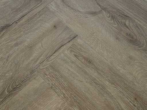 6 m² PVC Klickfischgrät – 750 x 150 x 6,5 mm