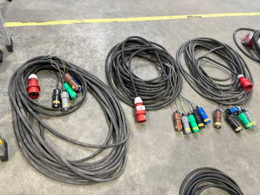 Juego de cables de distribución Bals Powerlock (5 núcleos) (3x)