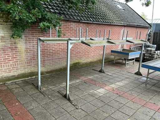 Potgrond displays (2x)