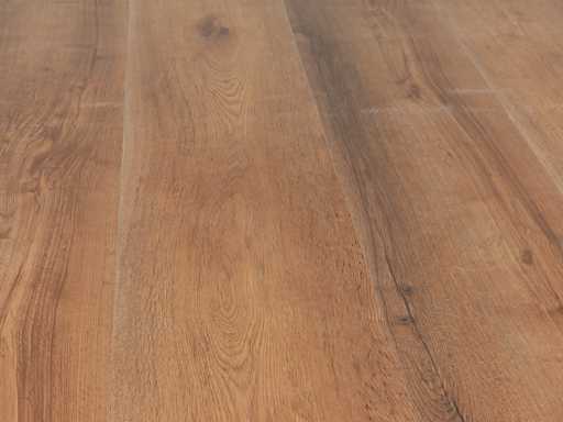 Planche à clic en PVC SPC de 83 m2 avec sous-couche XPS - 1220 x 228 x 5+1,5 mm