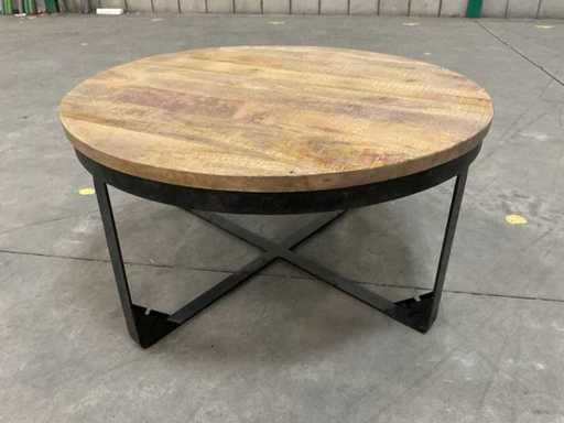 Quip & Co - Tavolino da caffè industriale rotondo